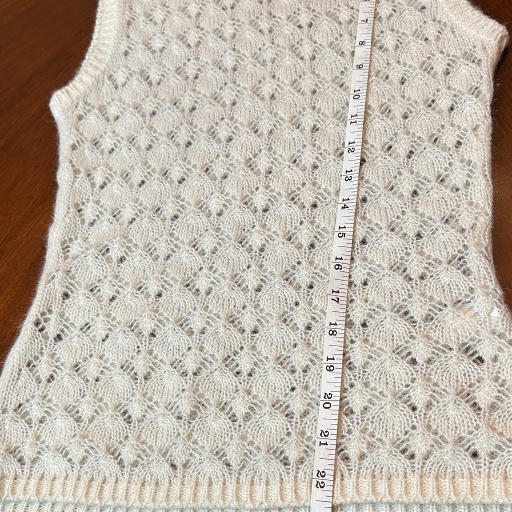 Authentic Dolce & Gabbana Knit Vest & Scarf Set | Turtleneck Sleeveless Top - Picture 4 of 15